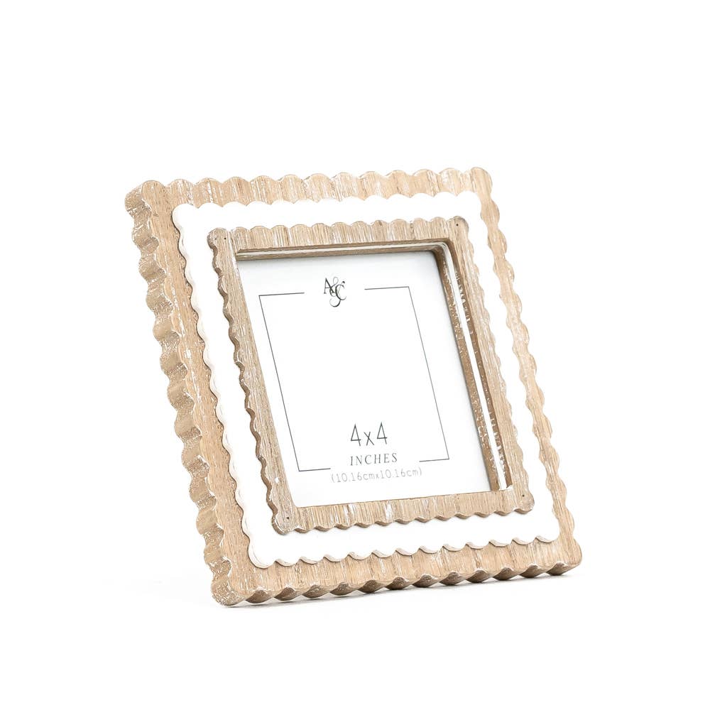 4x4 Scallop Mixed Frame