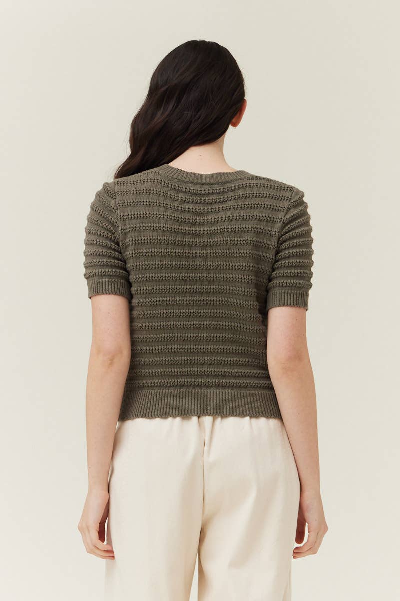 Crochet Knit Cardigan - NYC