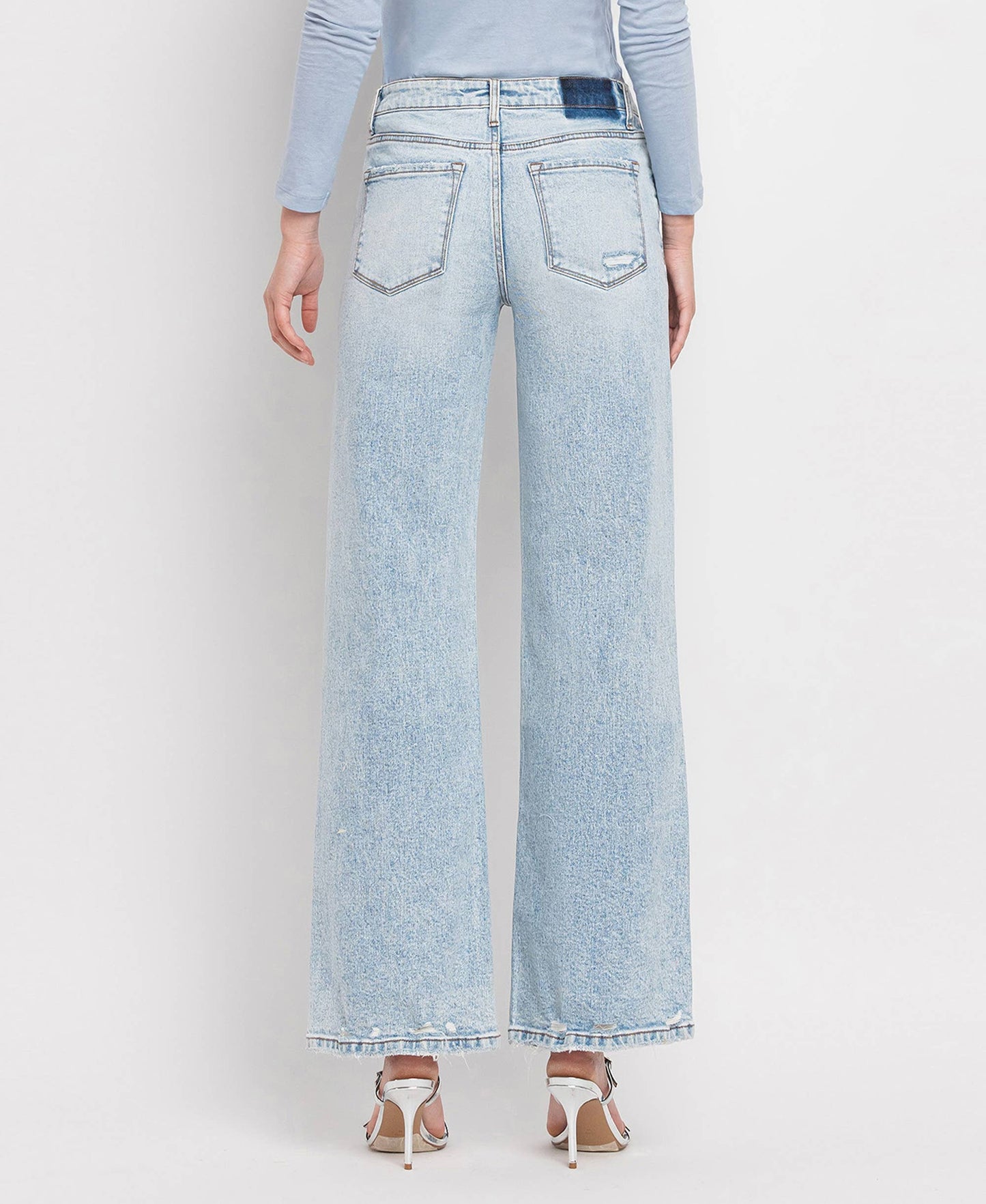 High Rise Wide Leg Denim