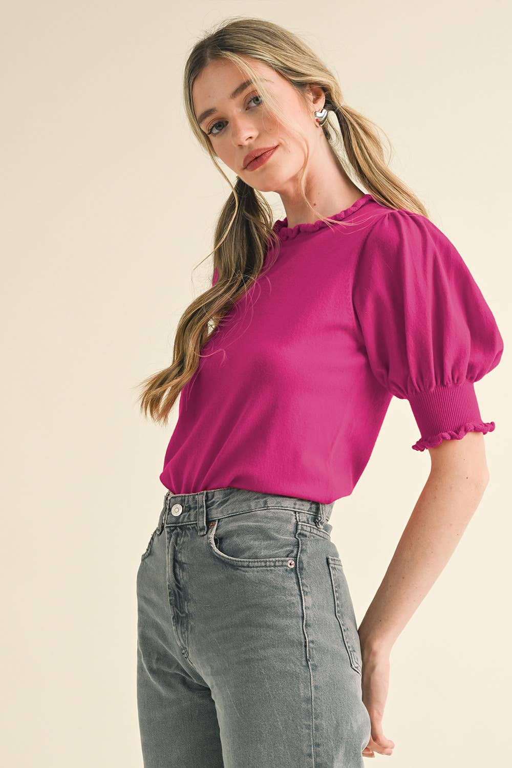Charlie Puff Sleeve Sweater
