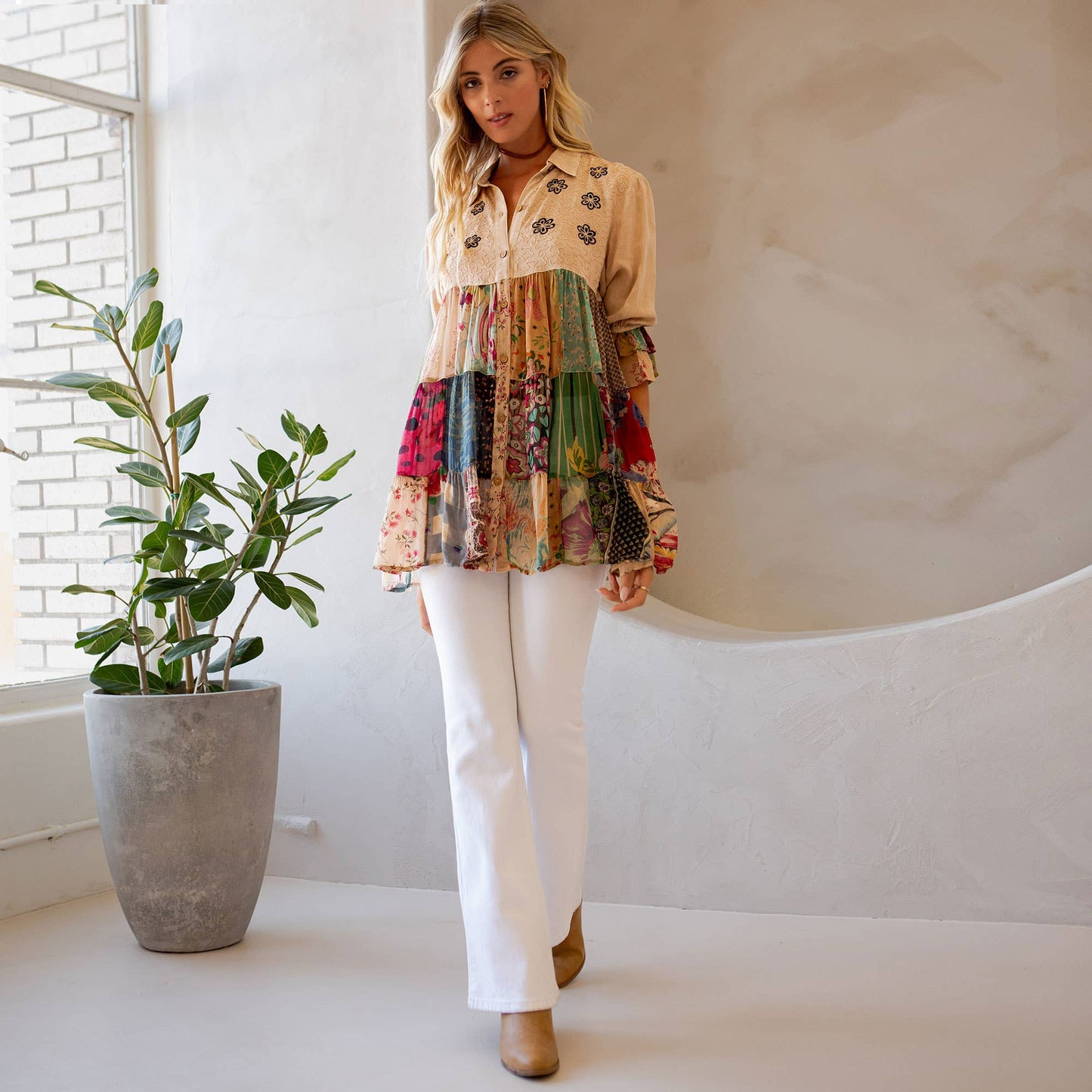 Western Boho Blouse
