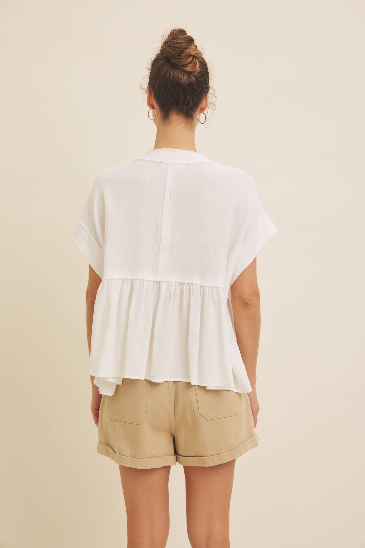 Ruffle Hem Blouse