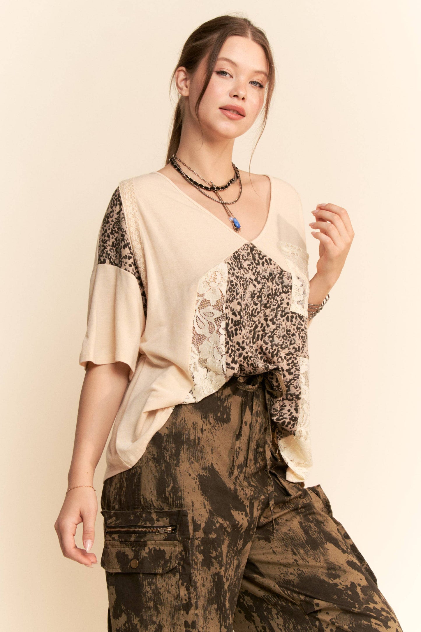Boho Patchwork Top