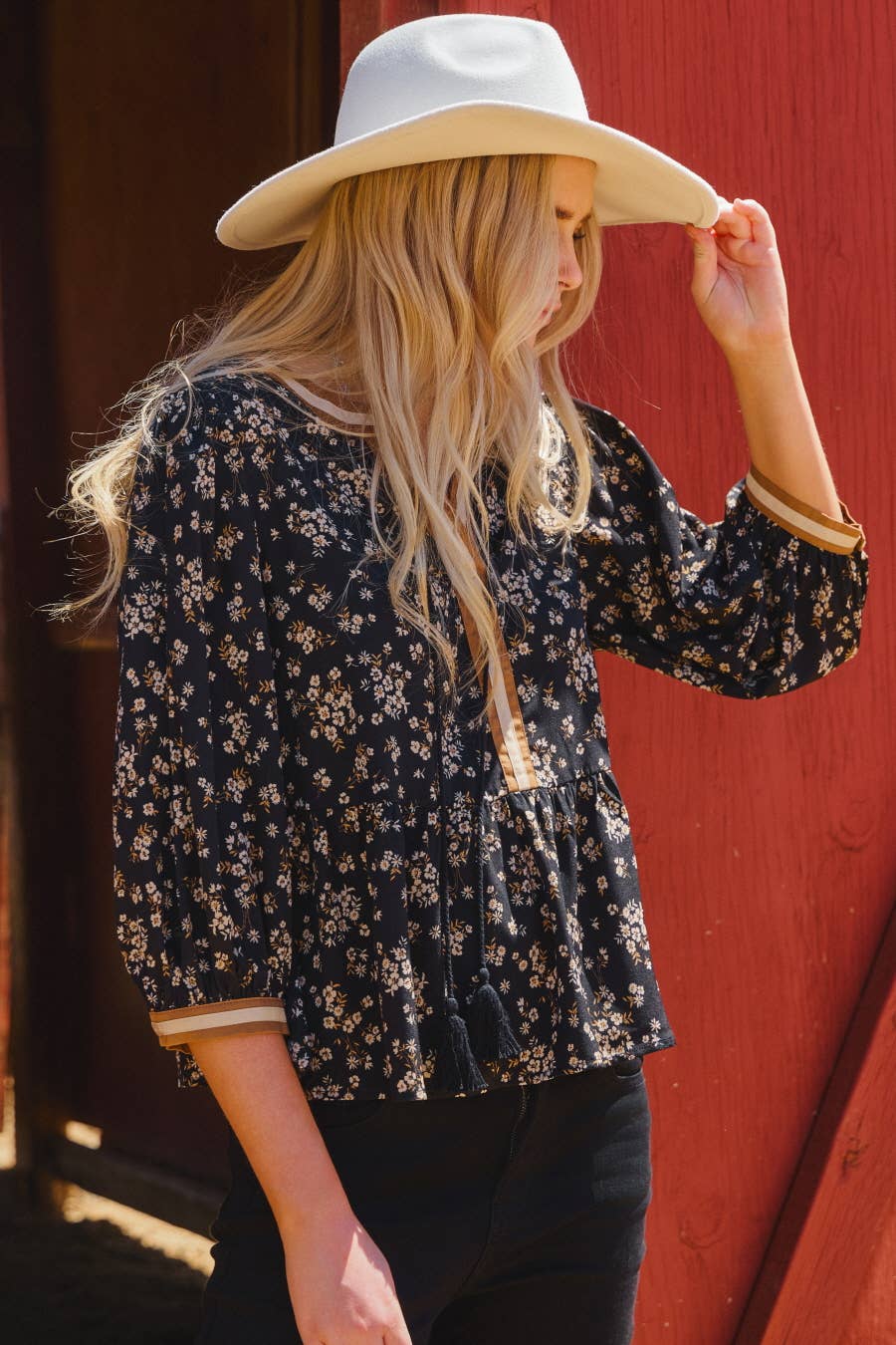 Beth Ann Ditsy Floral Blouse