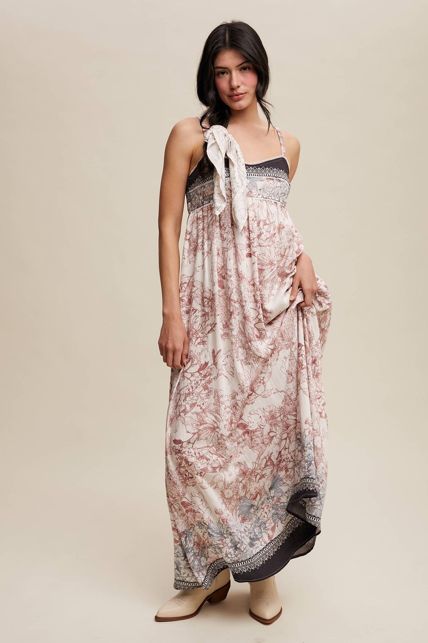 Ethereal Floral Maxi Dress