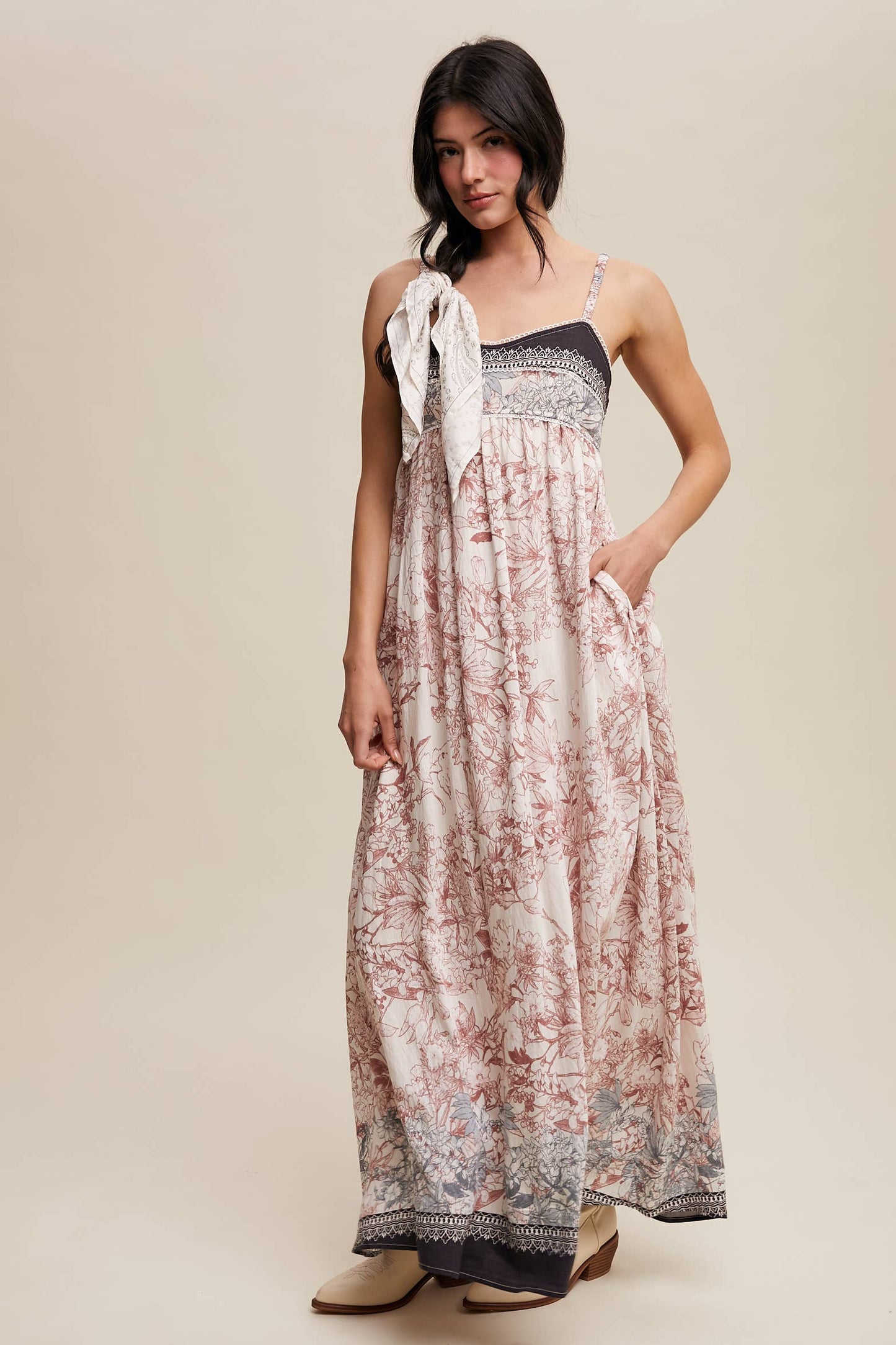 Ethereal Floral Maxi Dress
