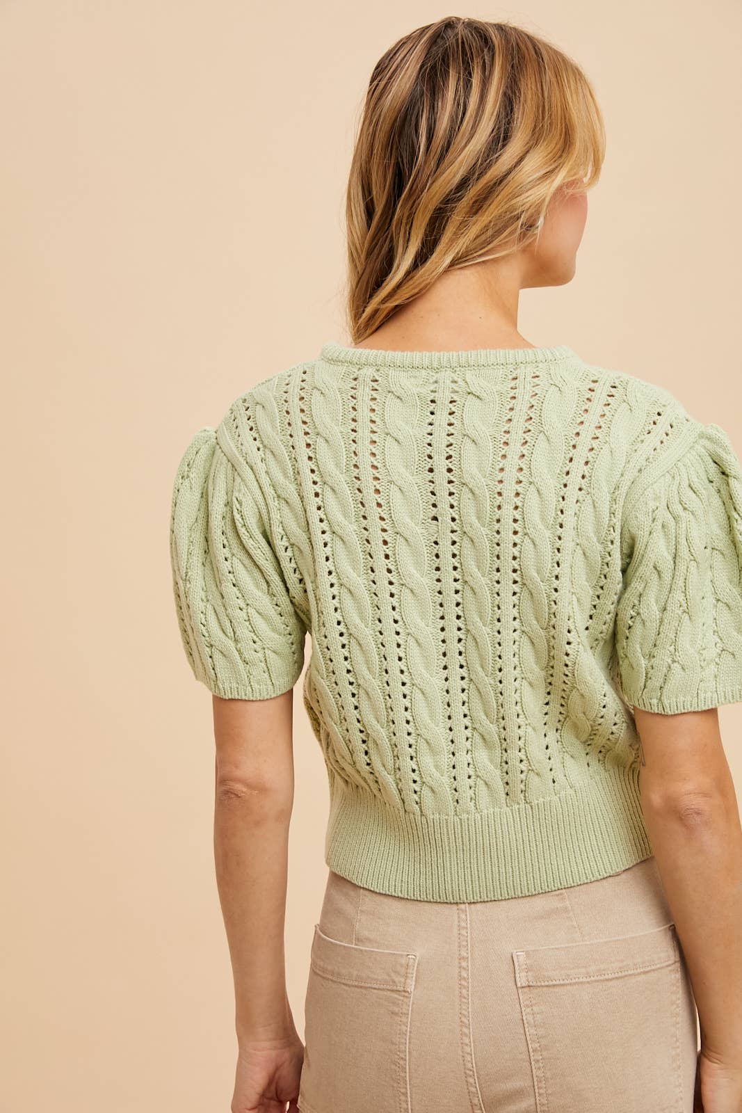 Puff Sleeve Cardigan