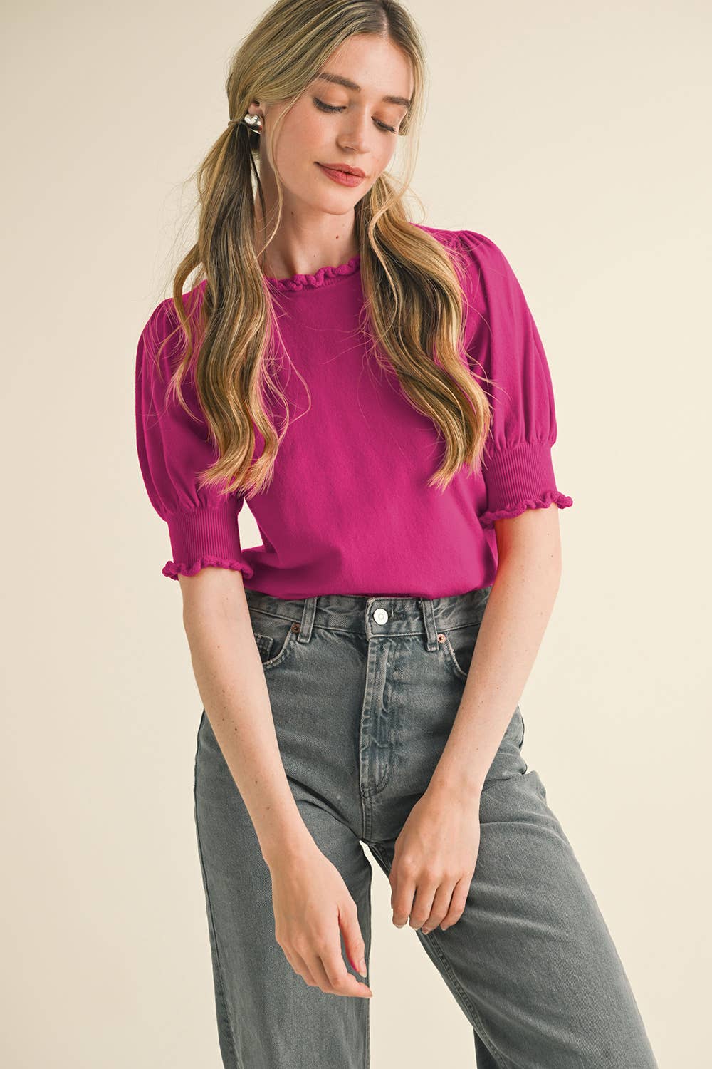 Charlie Puff Sleeve Sweater