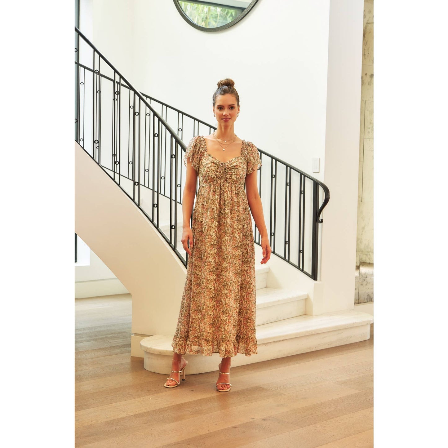 Flutter Maxi Sleeve Dress