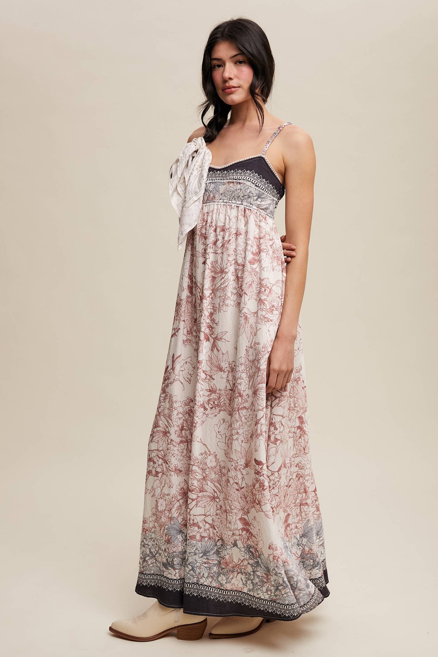 Ethereal Floral Maxi Dress