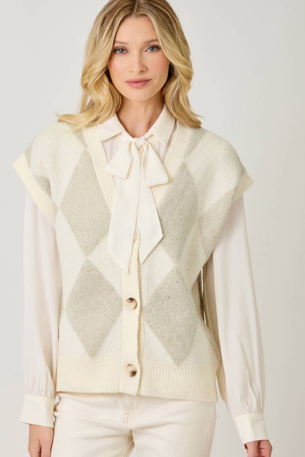 61140 Argyle Sweater Vest