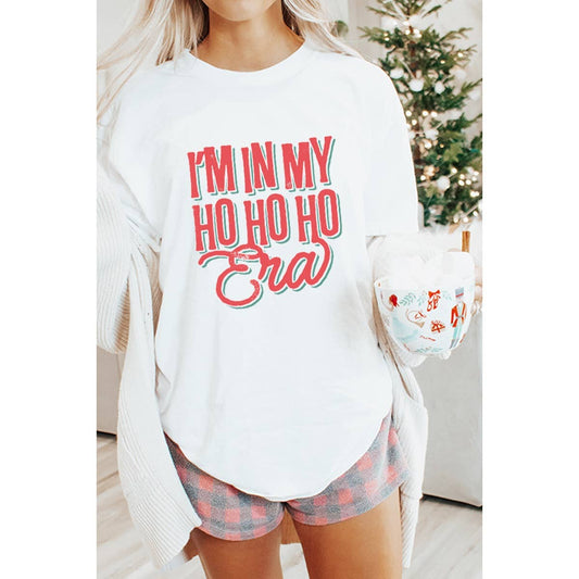 Ho Ho Ho Oversized Graphic Tee