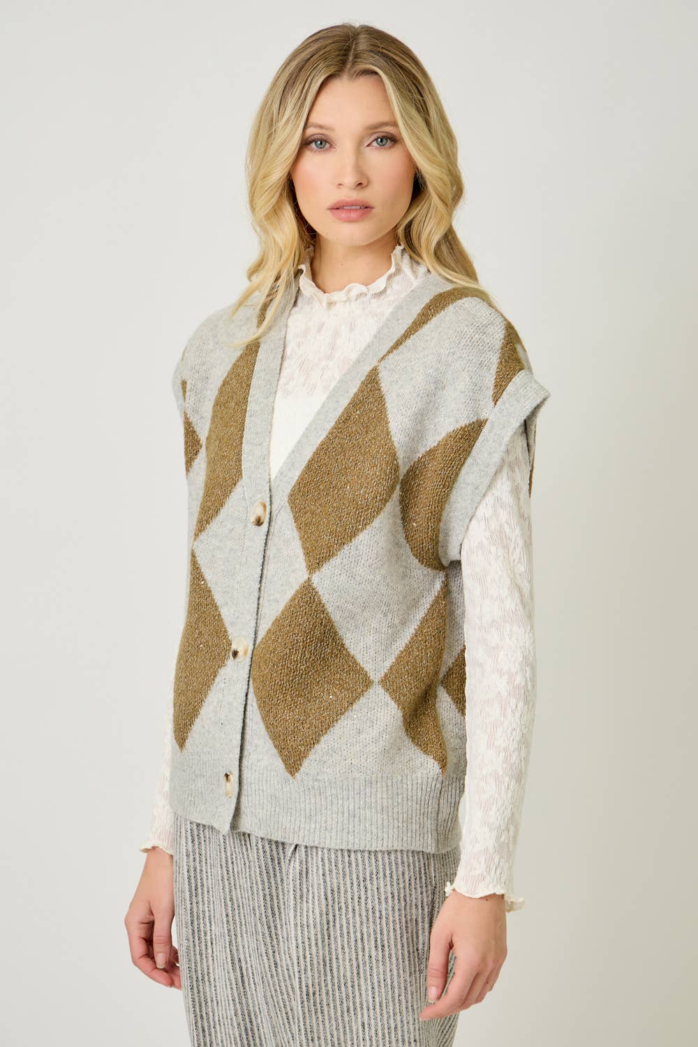 61140 Argyle Sweater Vest