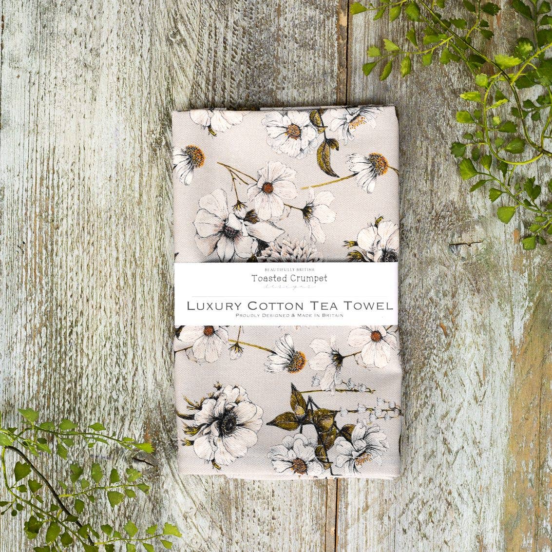 The Blanc Collection (Stone) Tea Towel