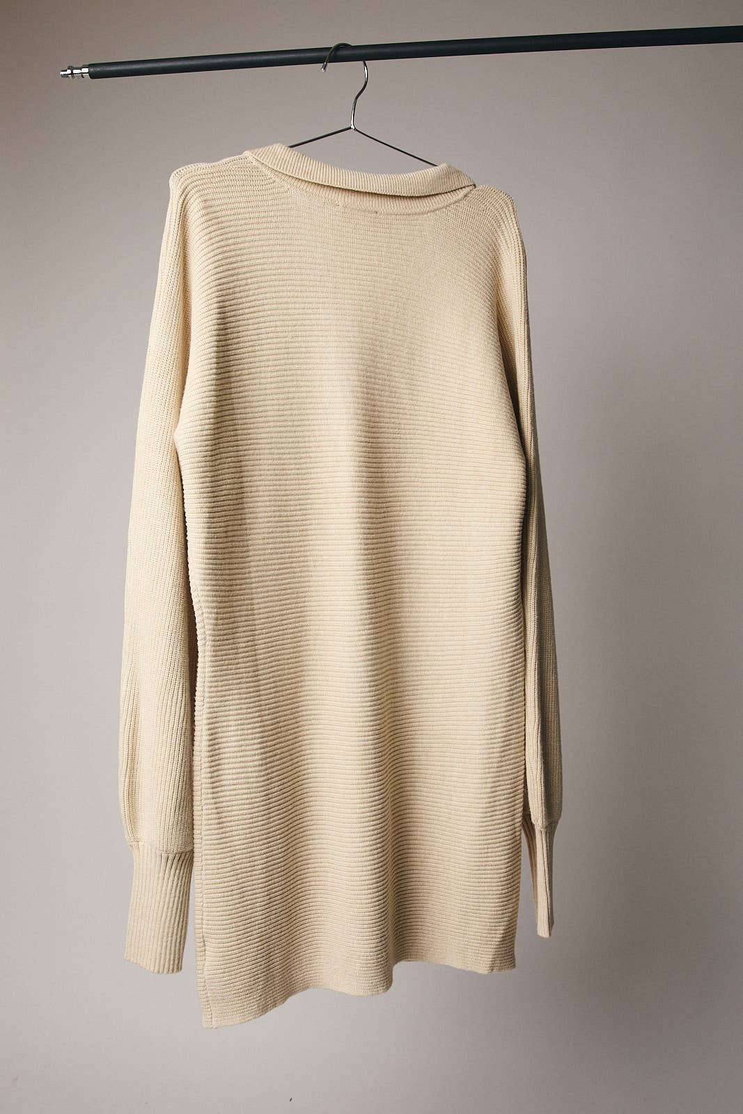 COLLARED SWEATER DRESS