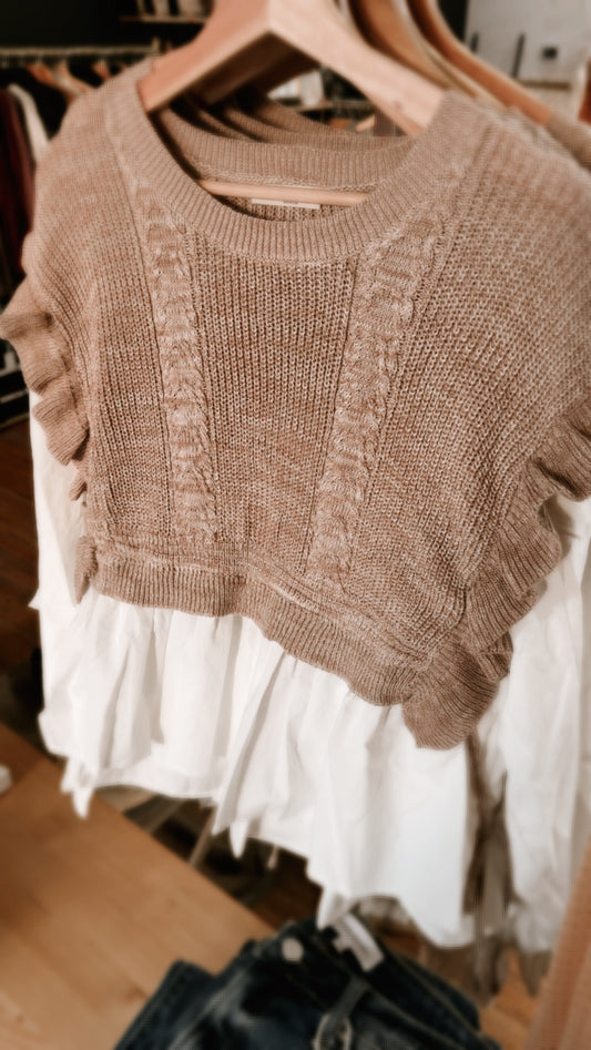 Vest Sweater Top