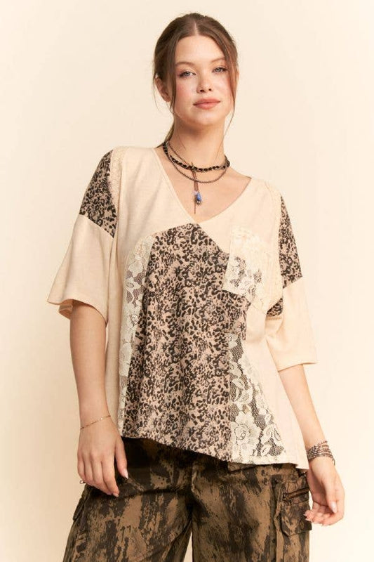 Boho Patchwork Top