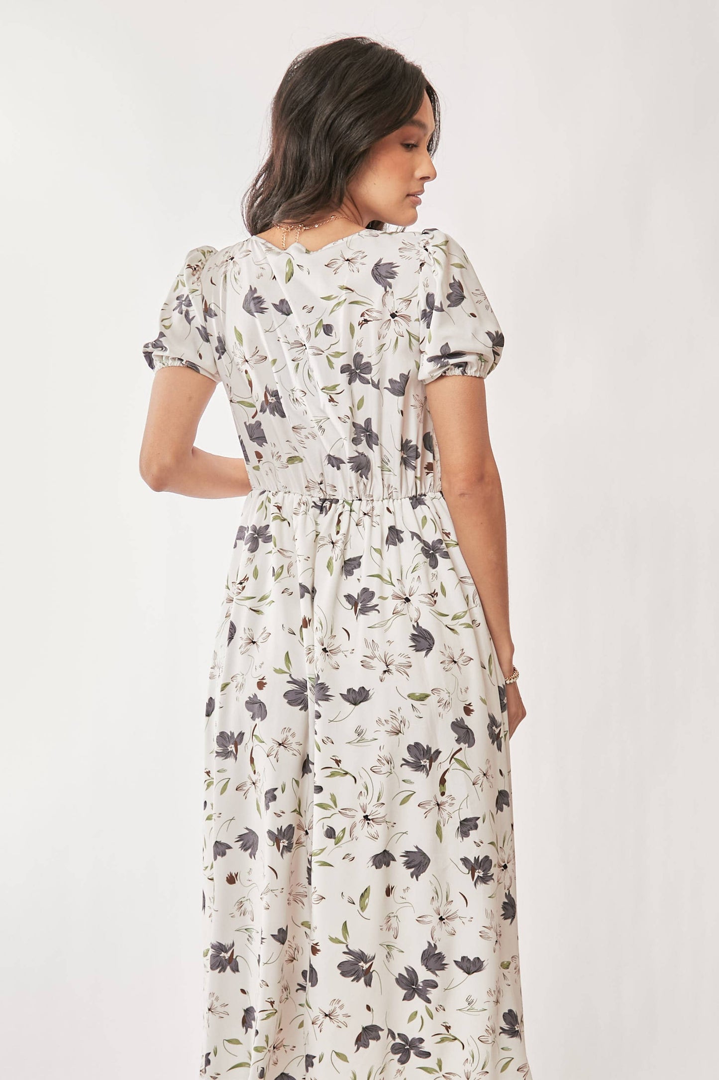 Sasha Floral Midi Dress