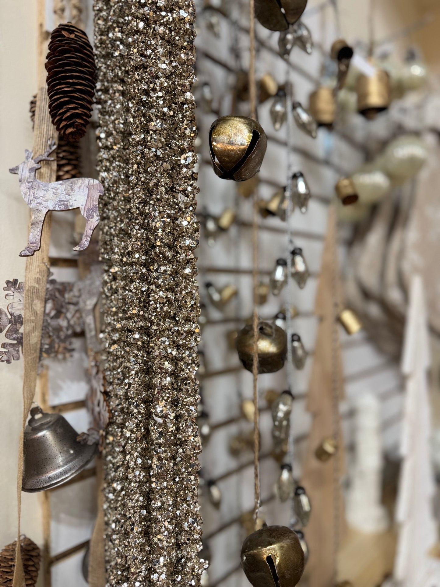 Champagne Glitter Garland