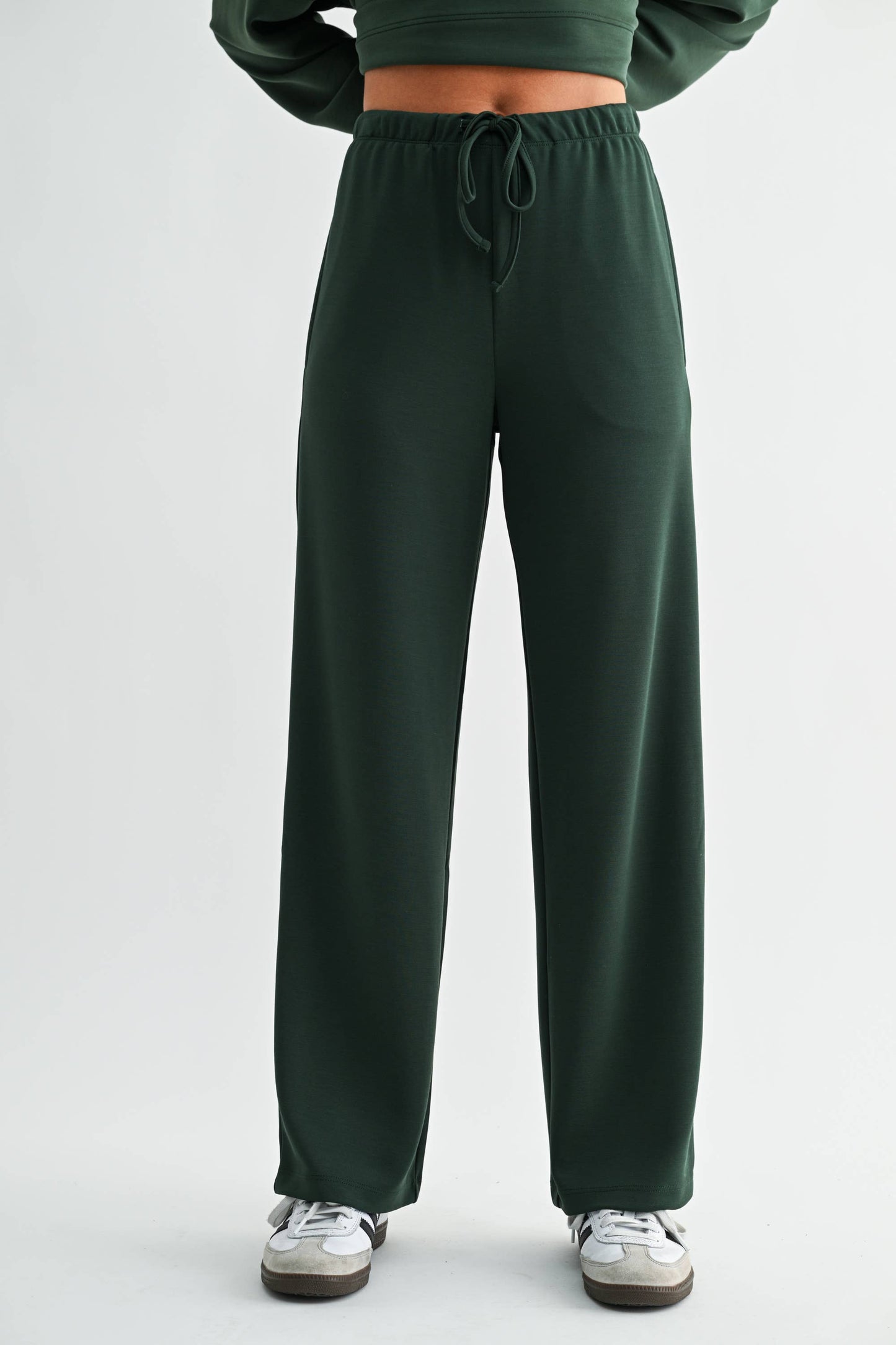 Simple Scuba Wide-Leg Pant