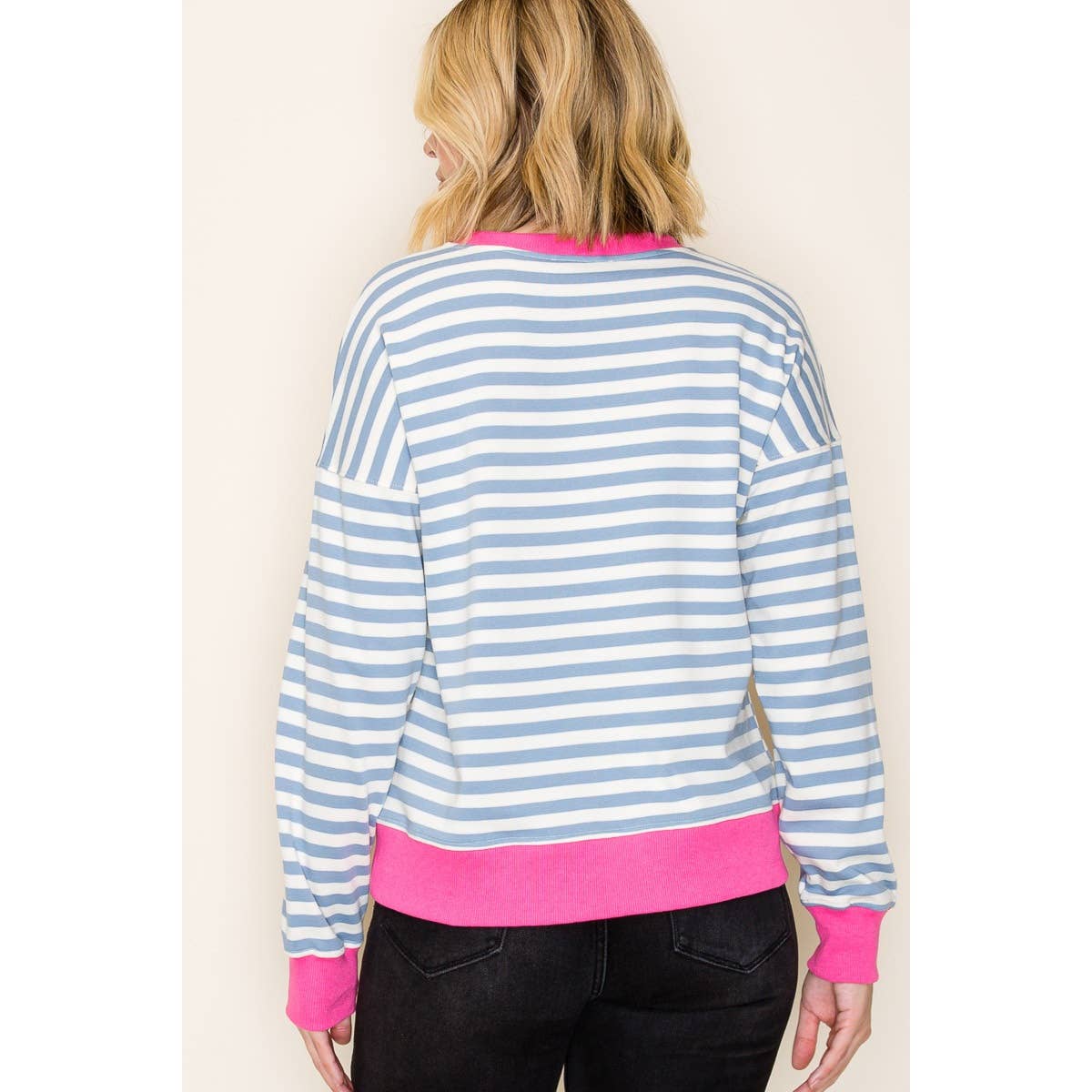 STRIPED SWEATSHIRT