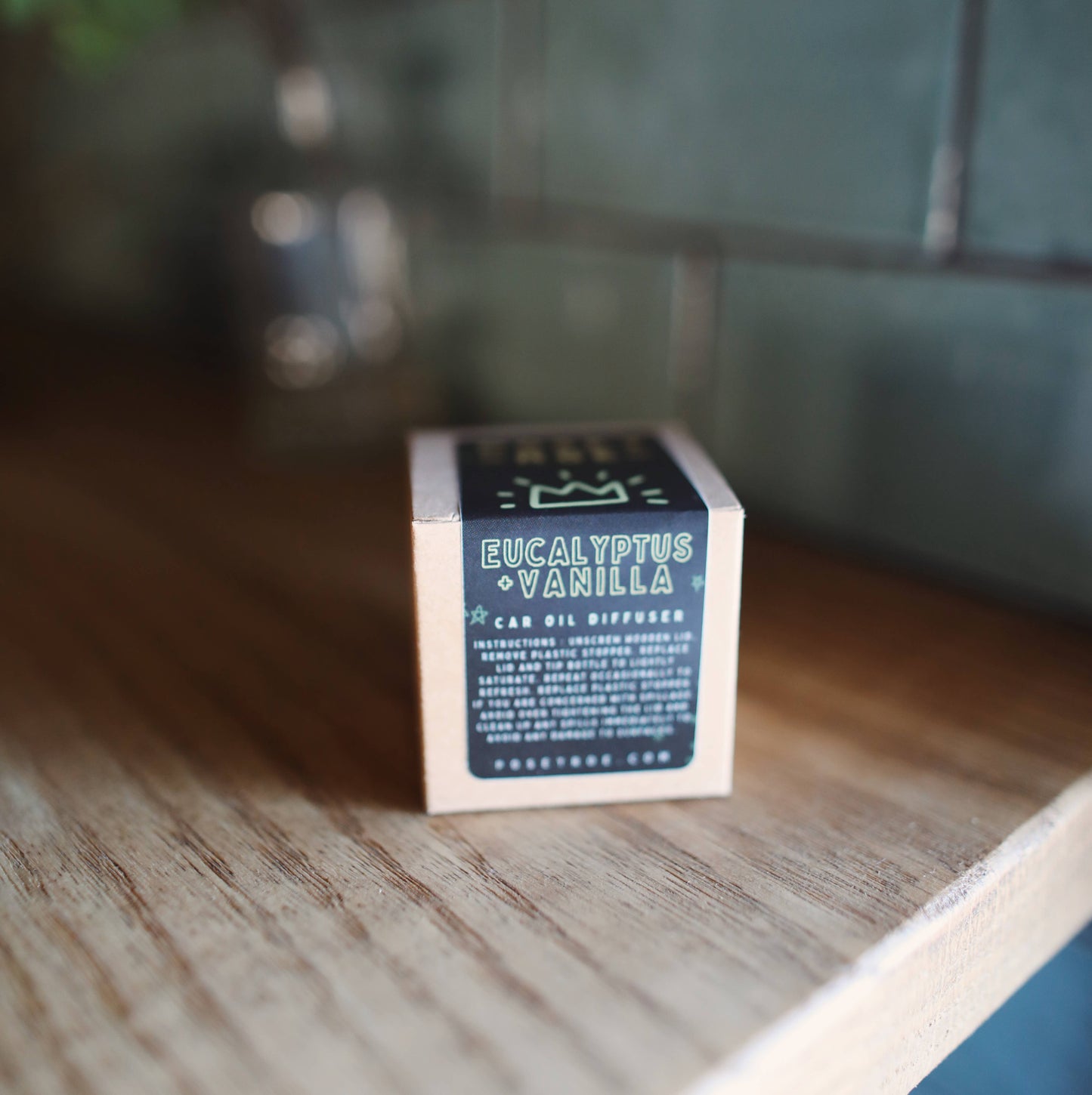 Eucalyptus + Vanilla Scented Oil Car Diffuser