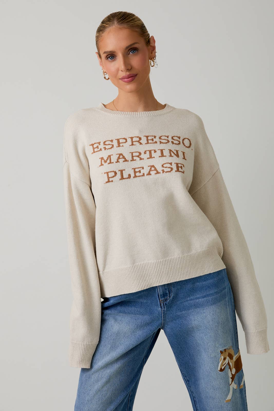 Espresso martini sweater