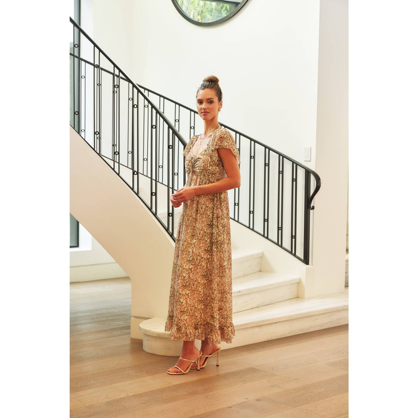 Flutter Maxi Sleeve Dress