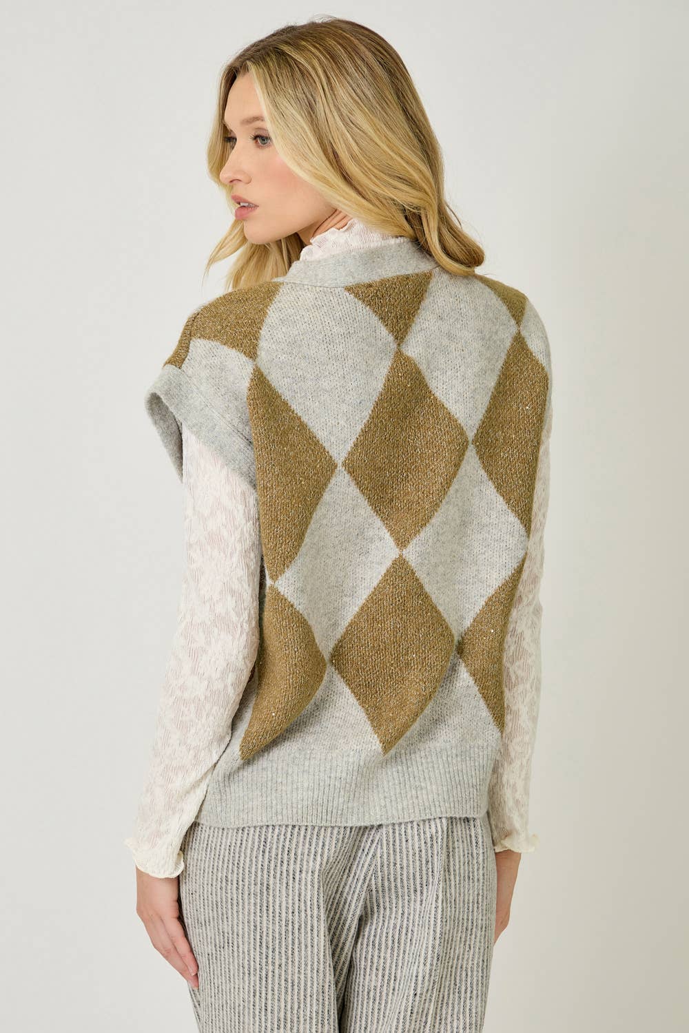 61140 Argyle Sweater Vest