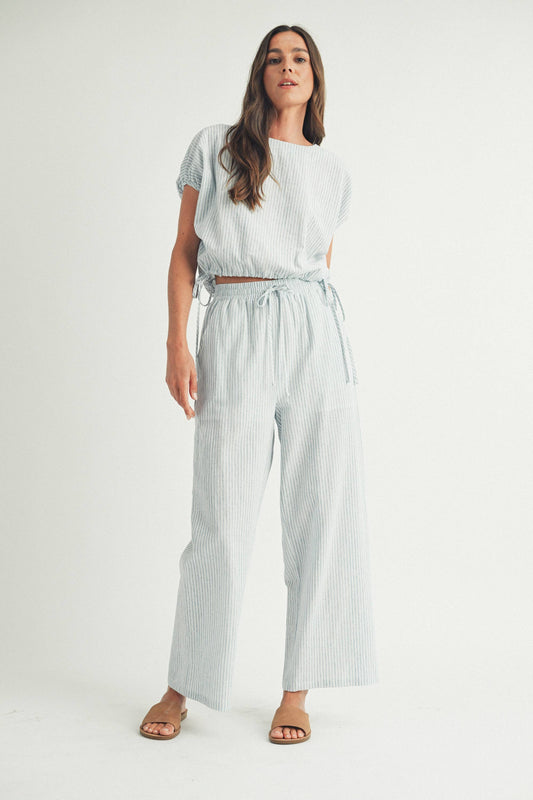 Santorini Double Tie Top