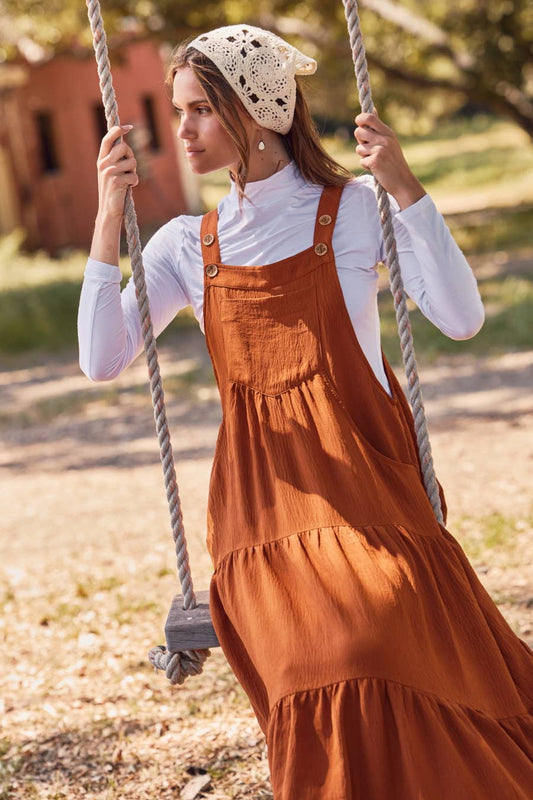 Savannah Tiered Midi Dress