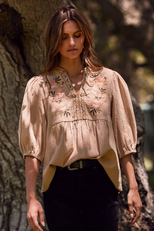 Lora Textured Blouse