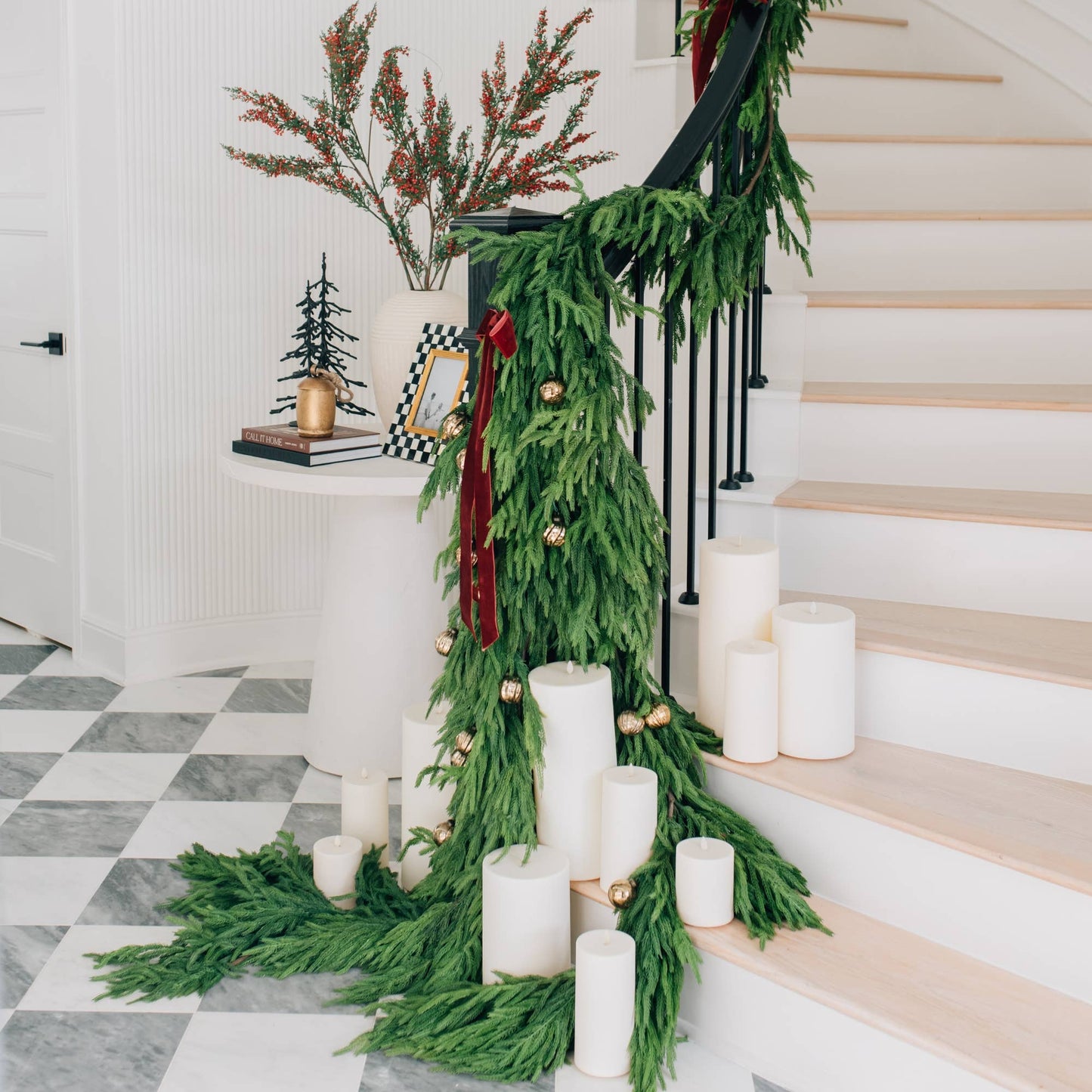 Real Touch Norfolk Pine Garland - 180" Long