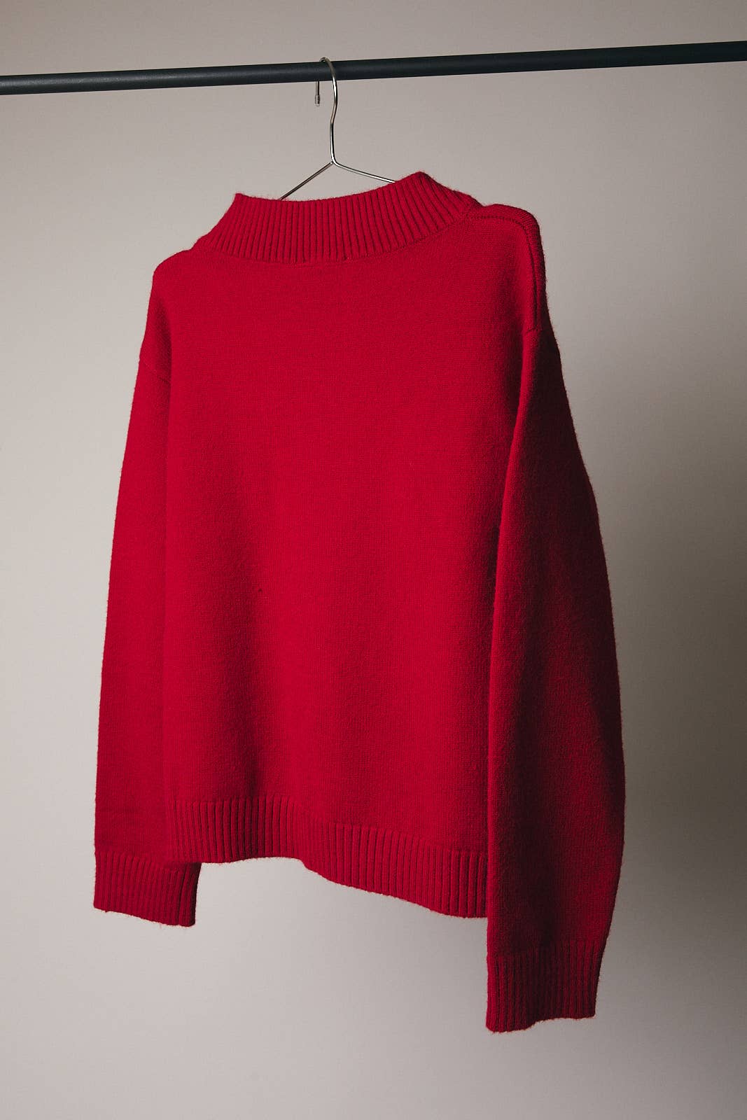 Eliza Wrapped in Red Sweater