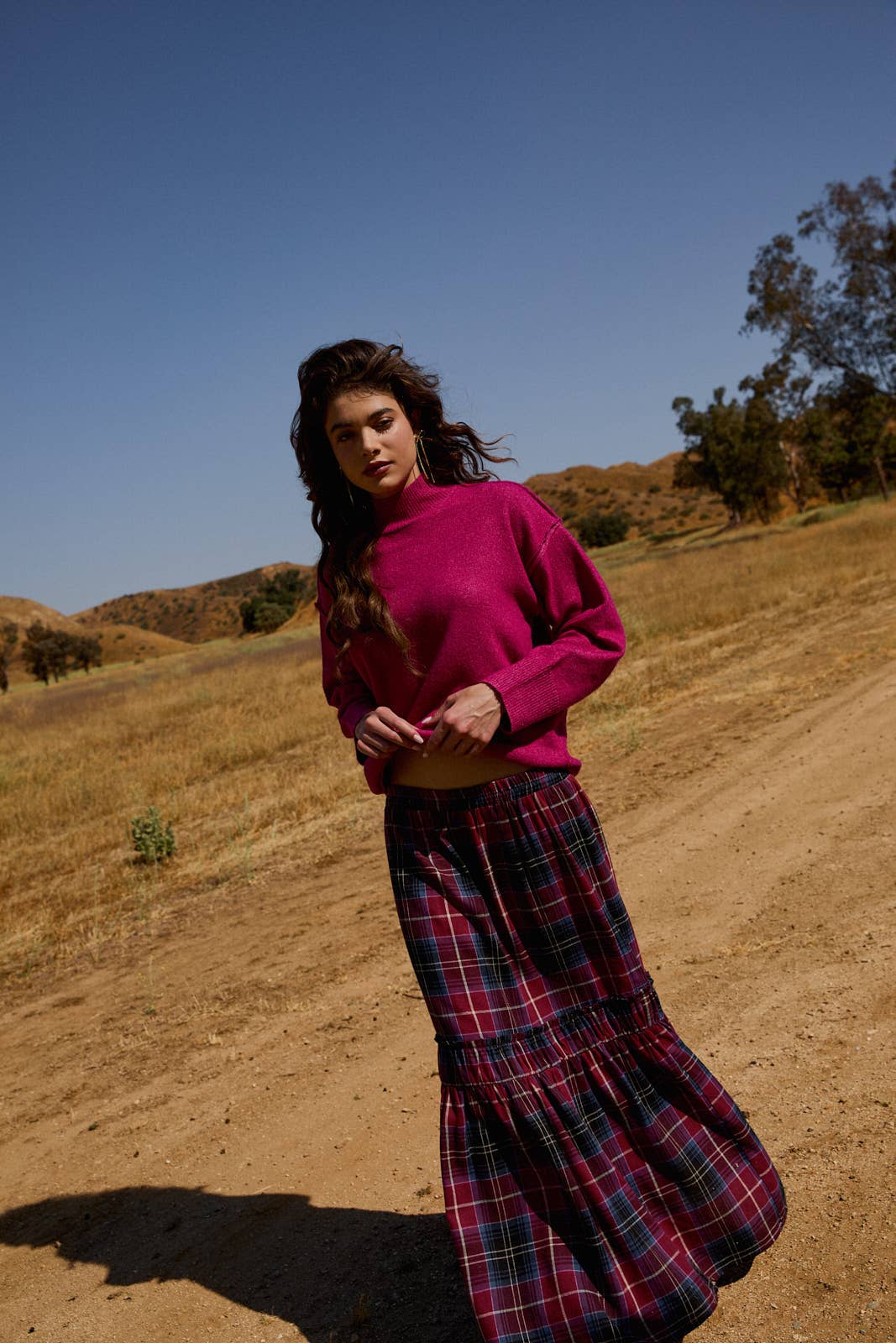 MOCK NECK LONG SLEEVE SWEATER