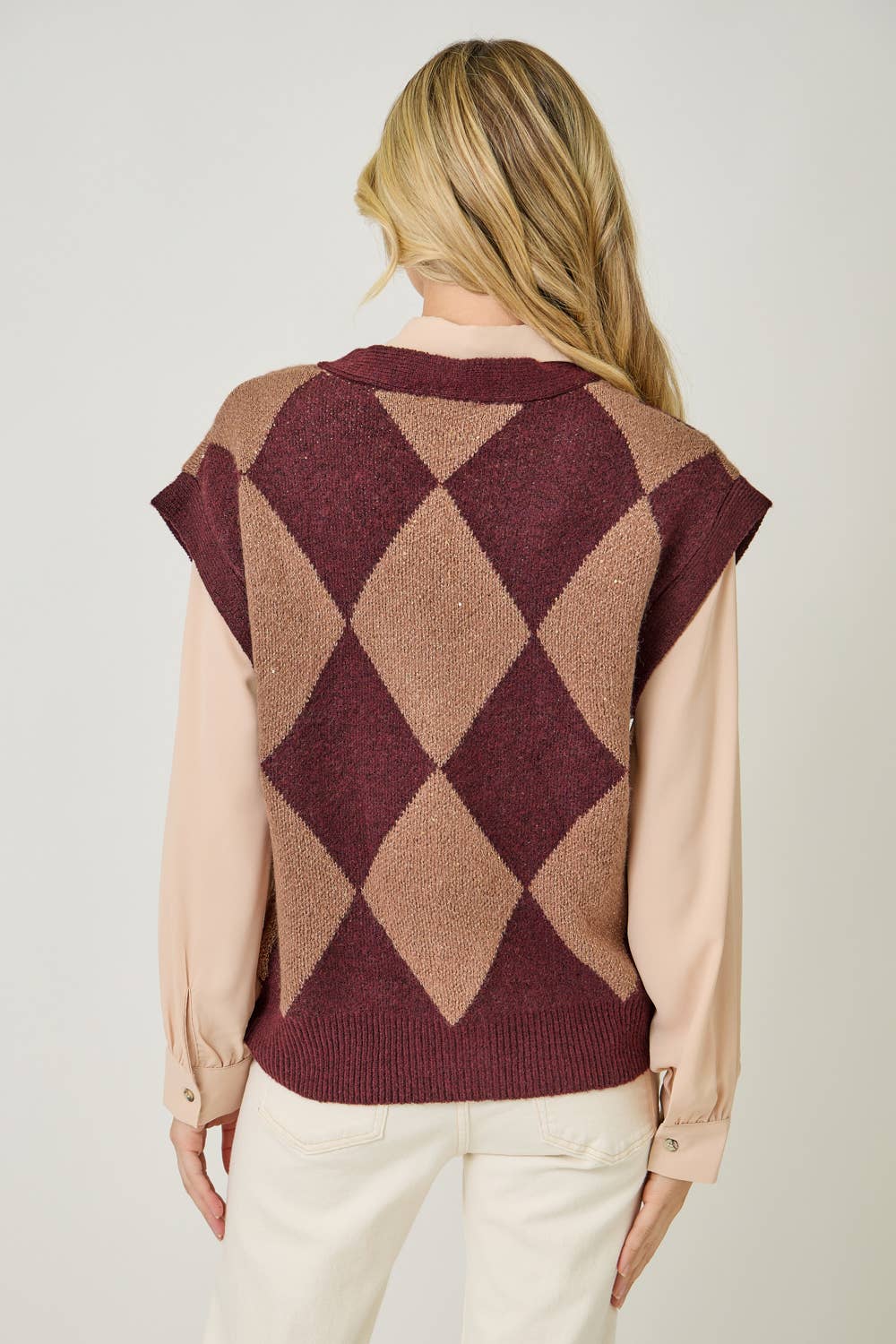 61140 Argyle Sweater Vest