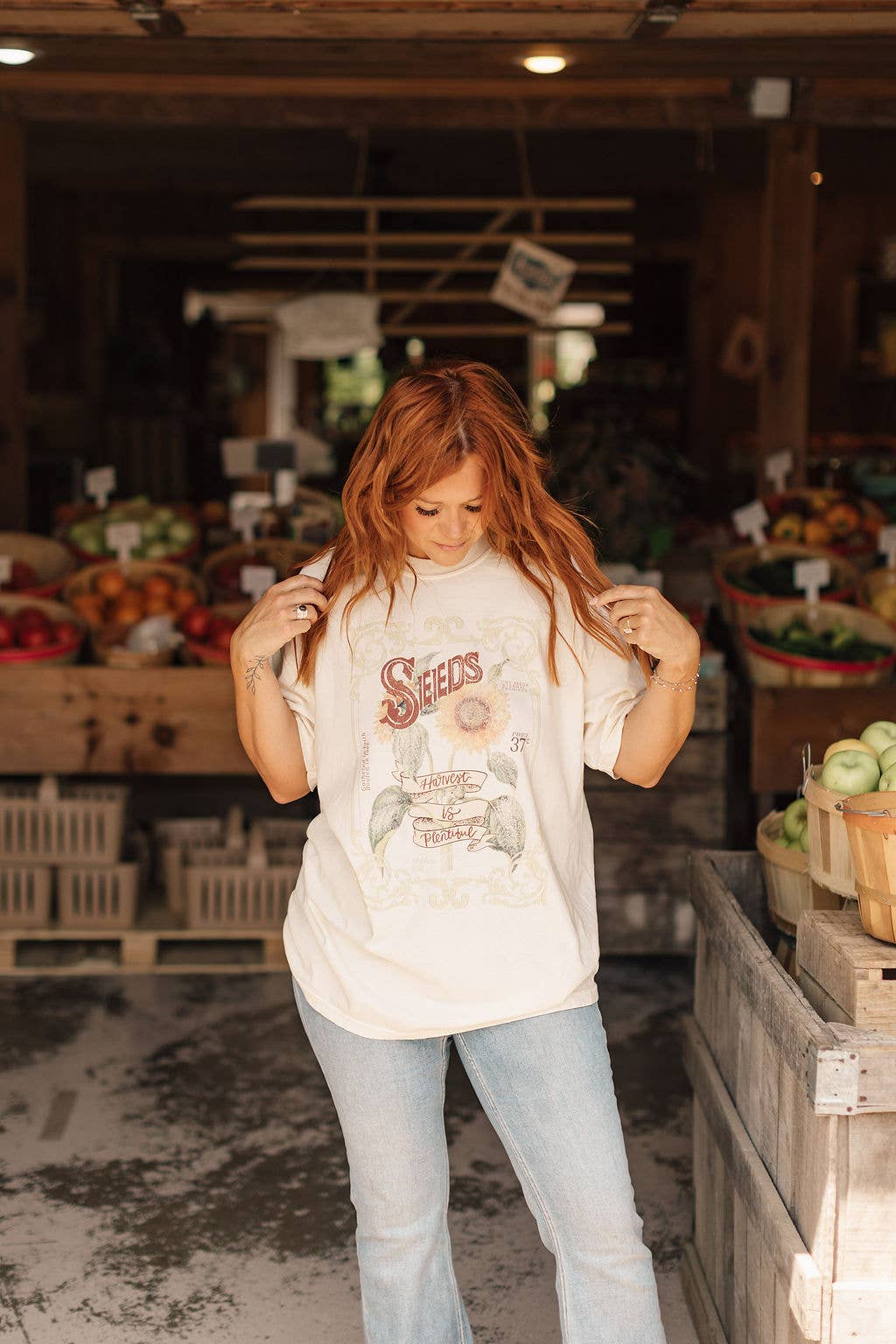 Seed Packet Sunflower Graphic Tee