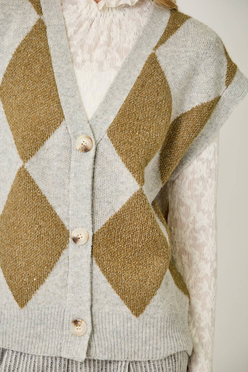 61140 Argyle Sweater Vest