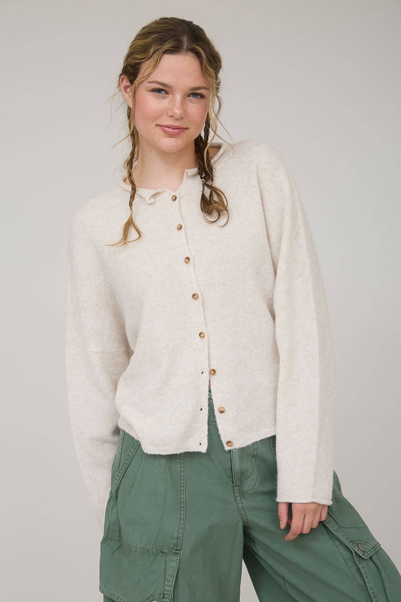 Lightweight Button Down Cardigan