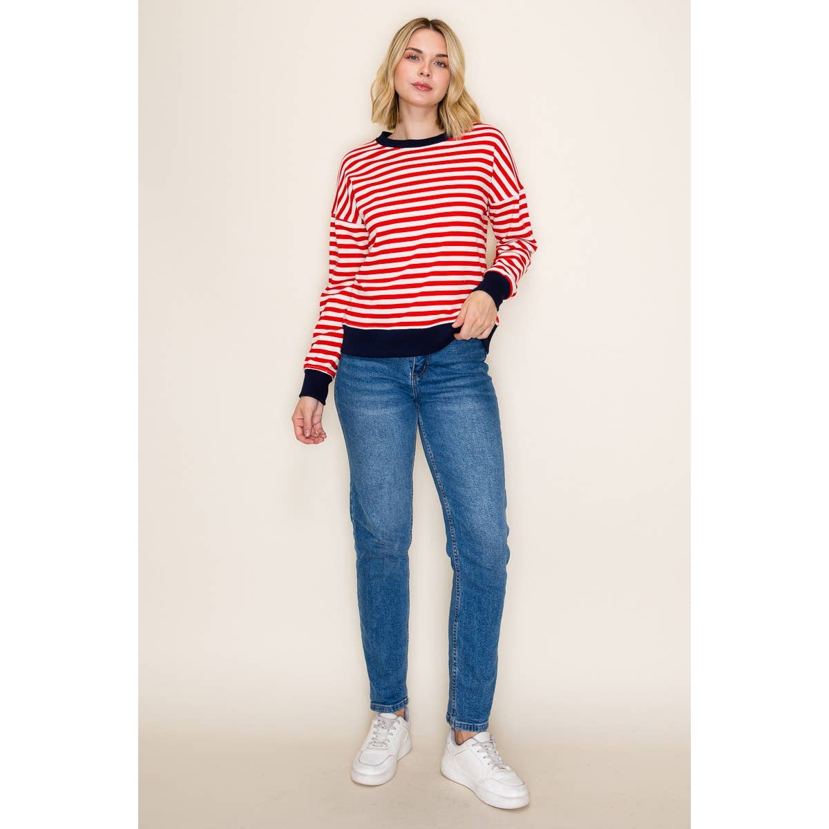 STRIPED SWEATSHIRT
