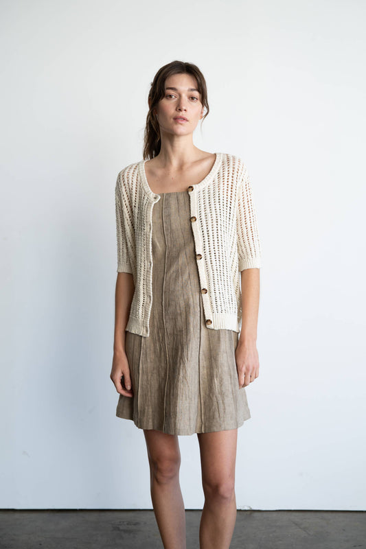 Vintage Cotton Crochet Cardigan