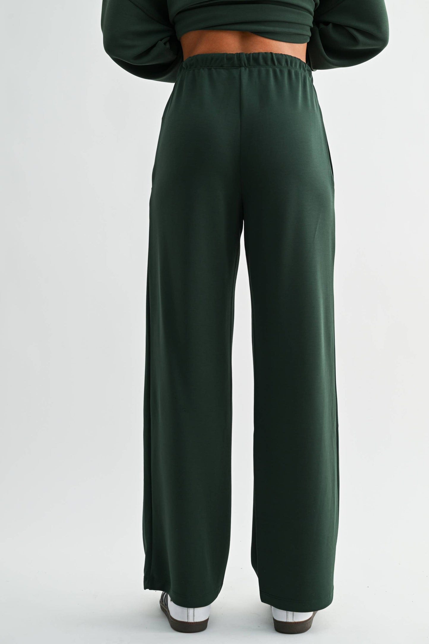 Simple Scuba Wide-Leg Pant