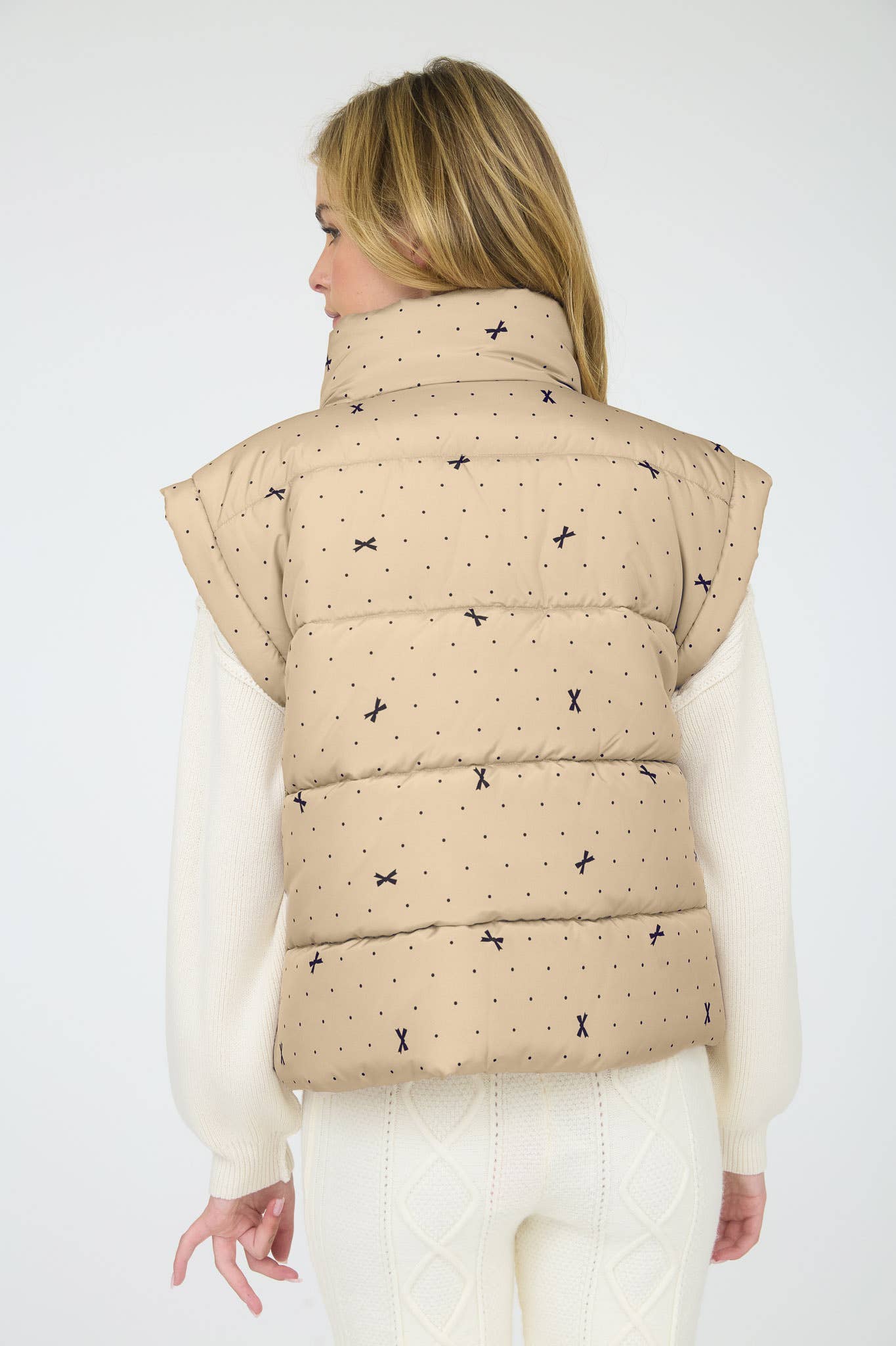 Esther Puffer Bow Vest