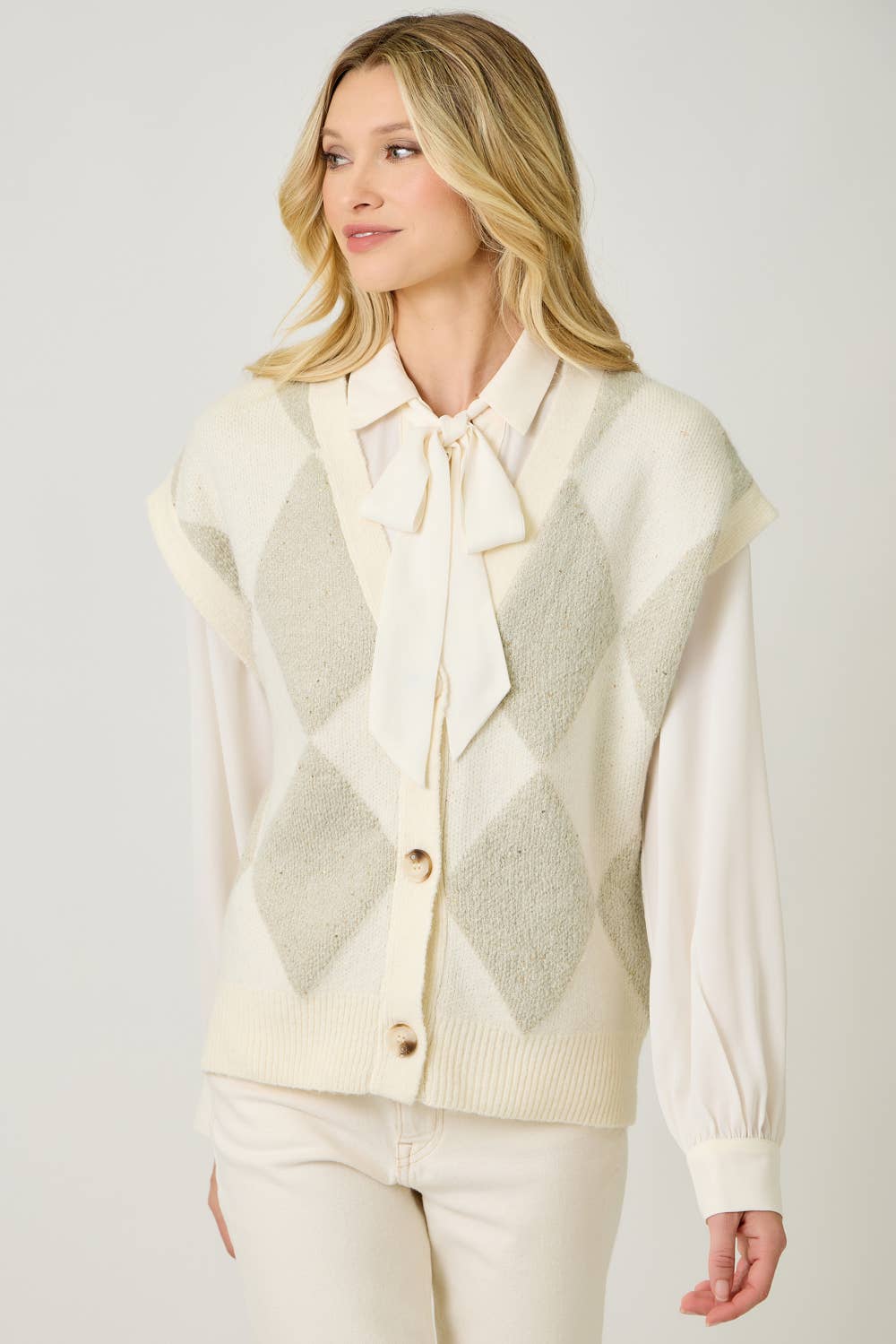 61140 Argyle Sweater Vest