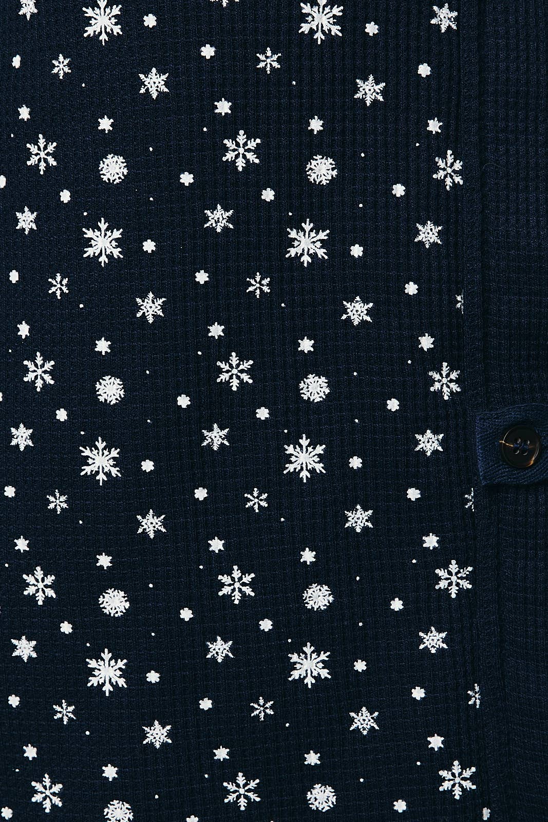 ROUND NECK LONG SLEEVE THERMAL PRINTED BUTTON DOWN JACKET