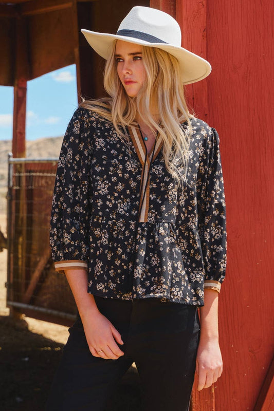 Beth Ann Ditsy Floral Blouse
