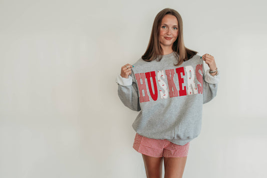 Nebraska Huskers Patchwork Sweatshirt