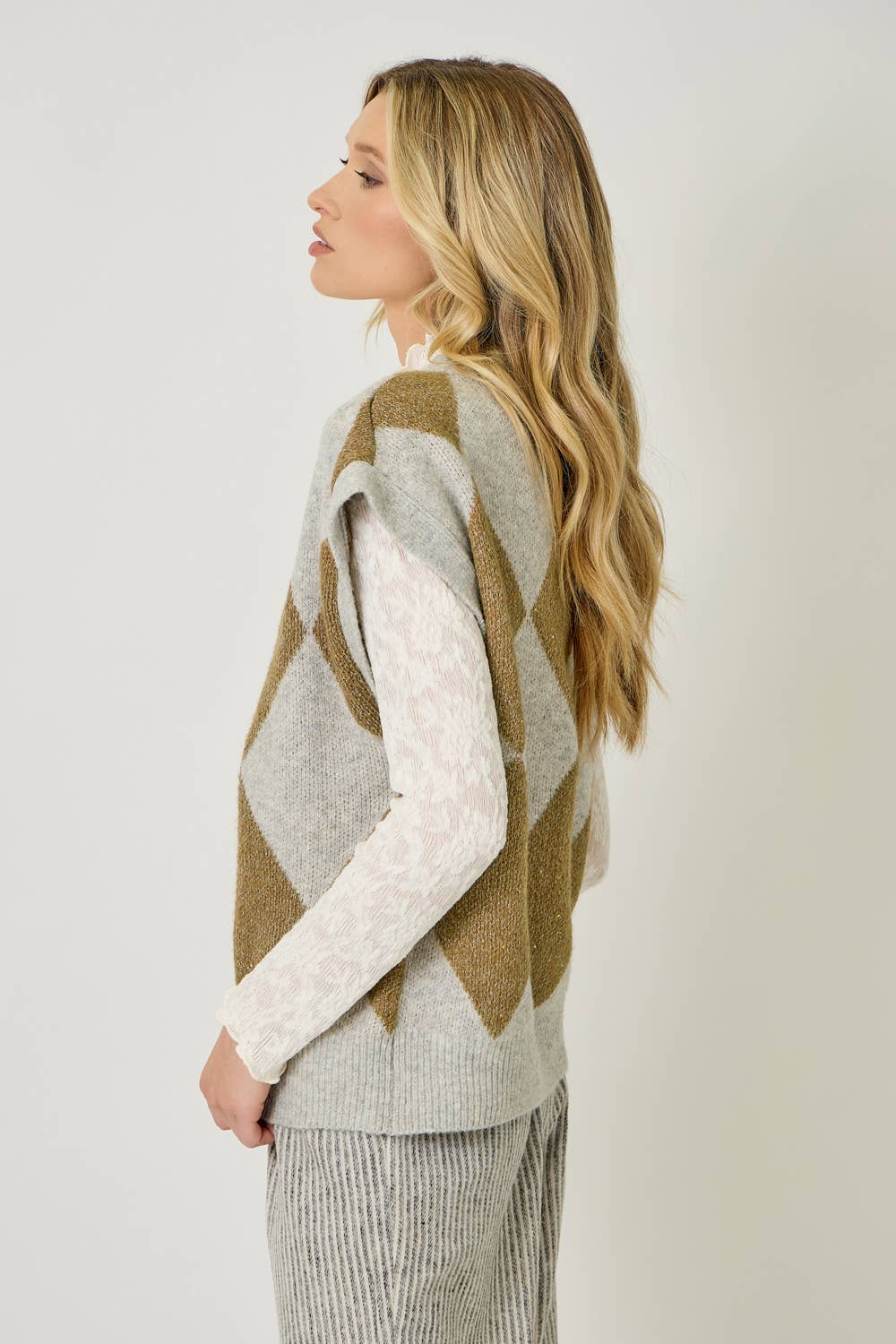 61140 Argyle Sweater Vest