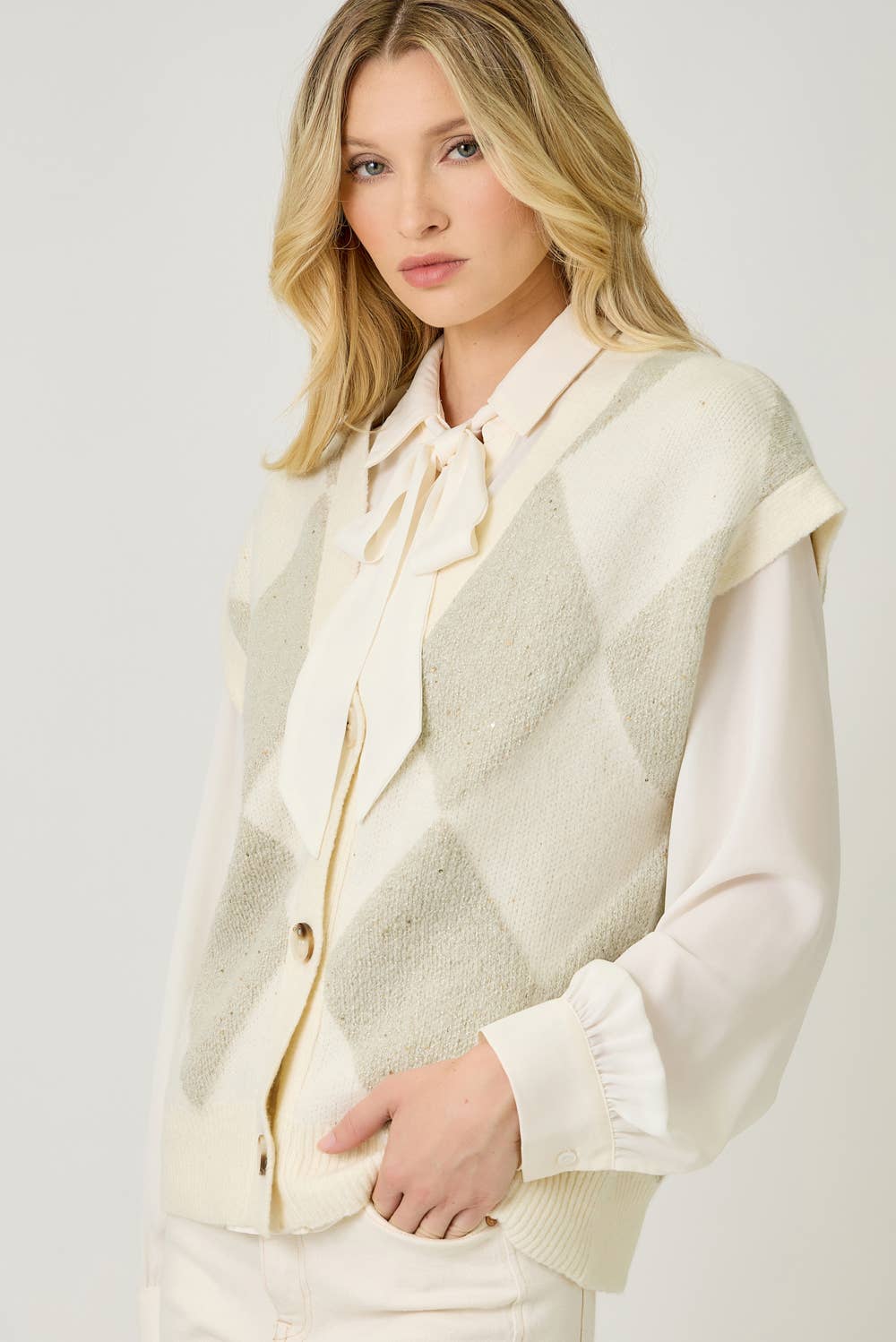 61140 Argyle Sweater Vest