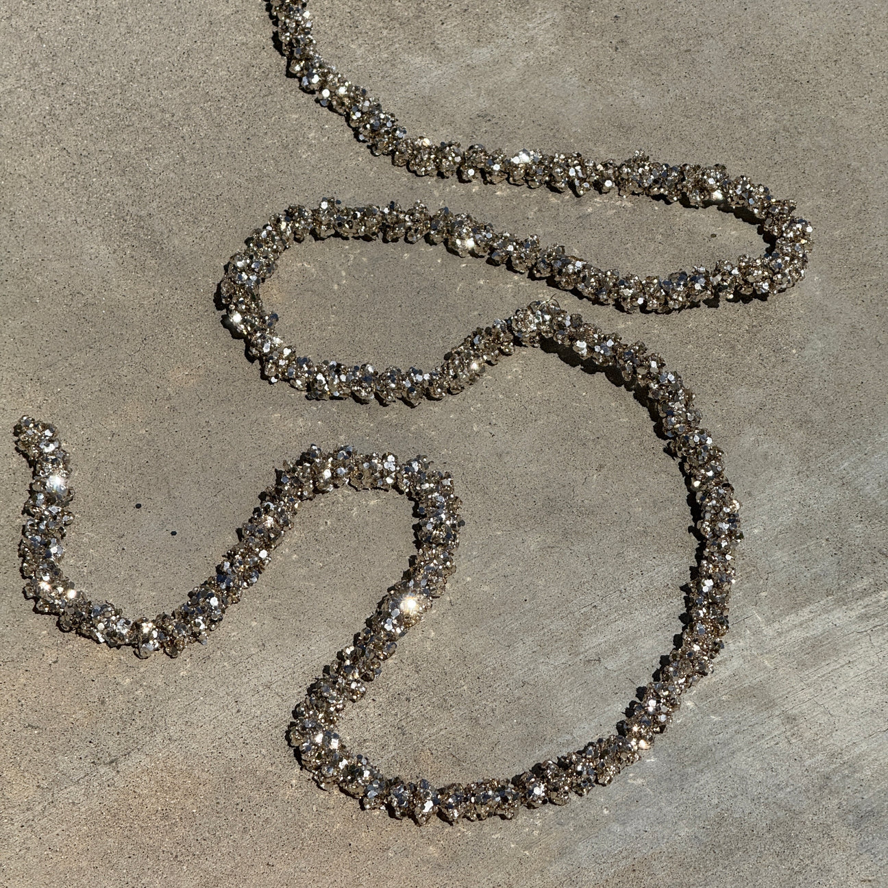 Champagne Glitter Garland